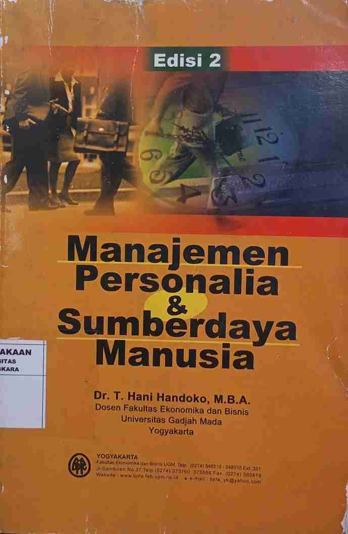 Manajemen Personalia dan Sumber Daya Manusia